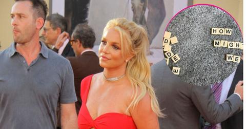 pic of Britney Spears, Scrabble game.