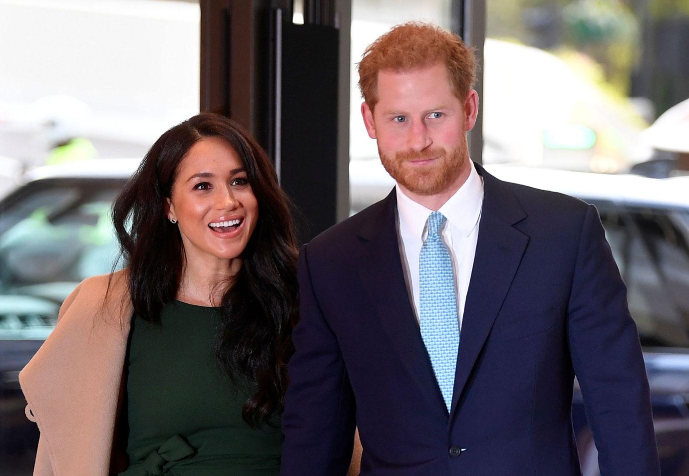 Meghan Markle And Prince Harry Smiling