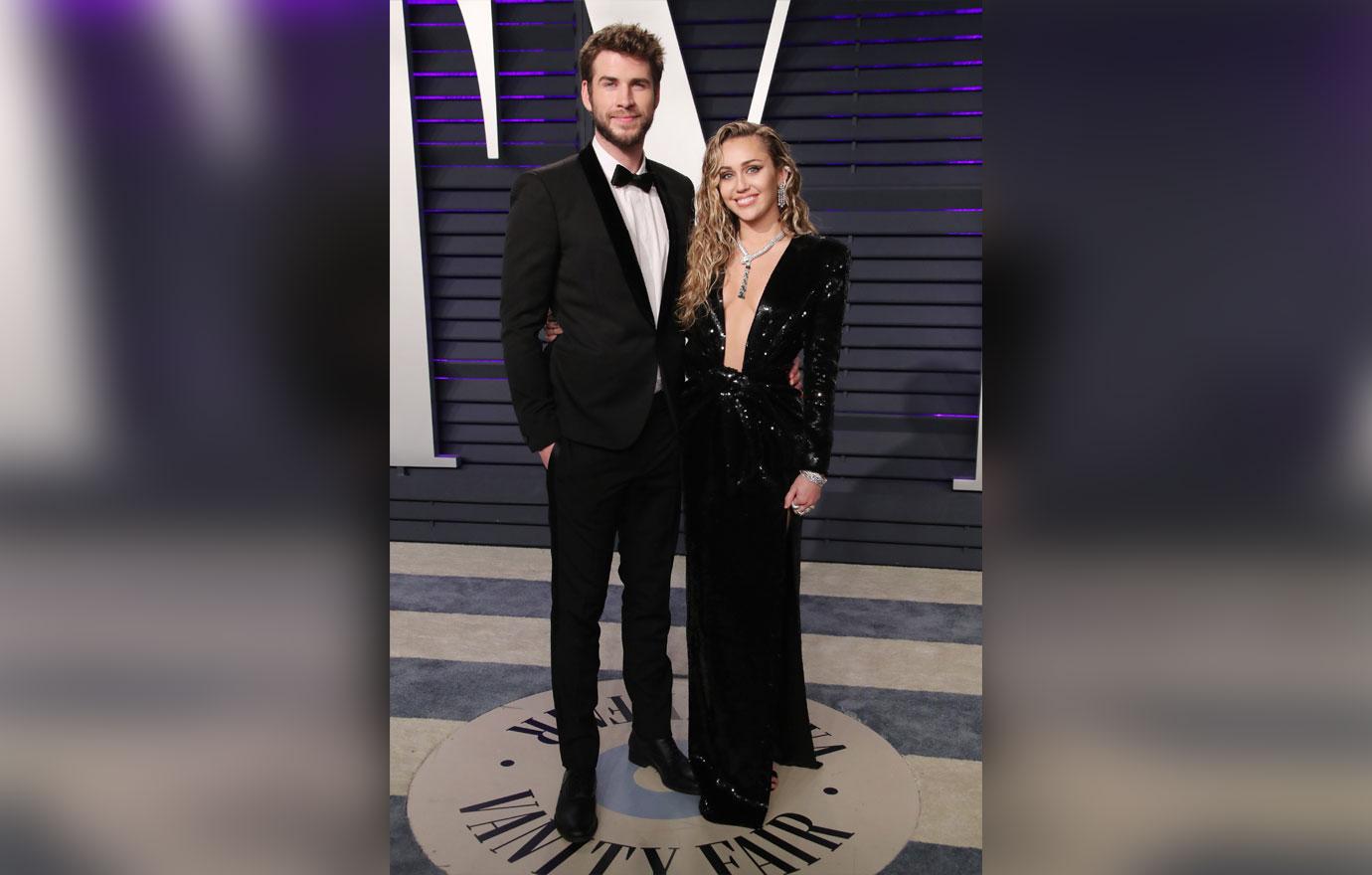 Miley Cyrus And Liam Hemsworth Red Carpet Instagram