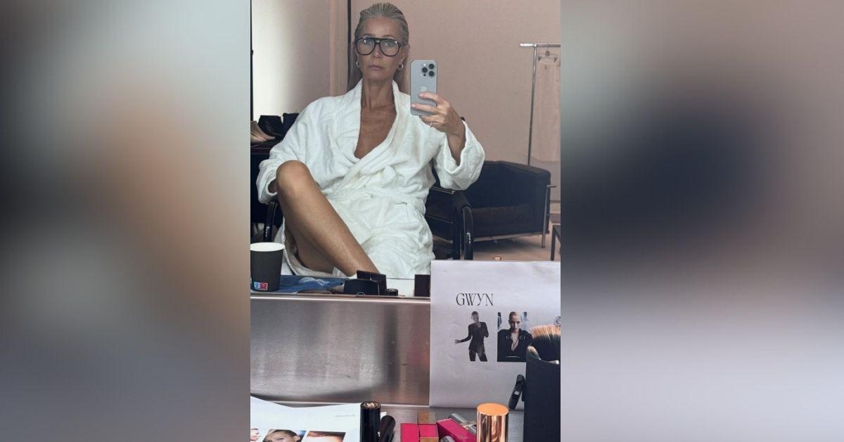 image of Gwyneth Paltrow went pantless in a new Instagram photo series.