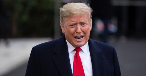 image of Trump Speaking to the Press