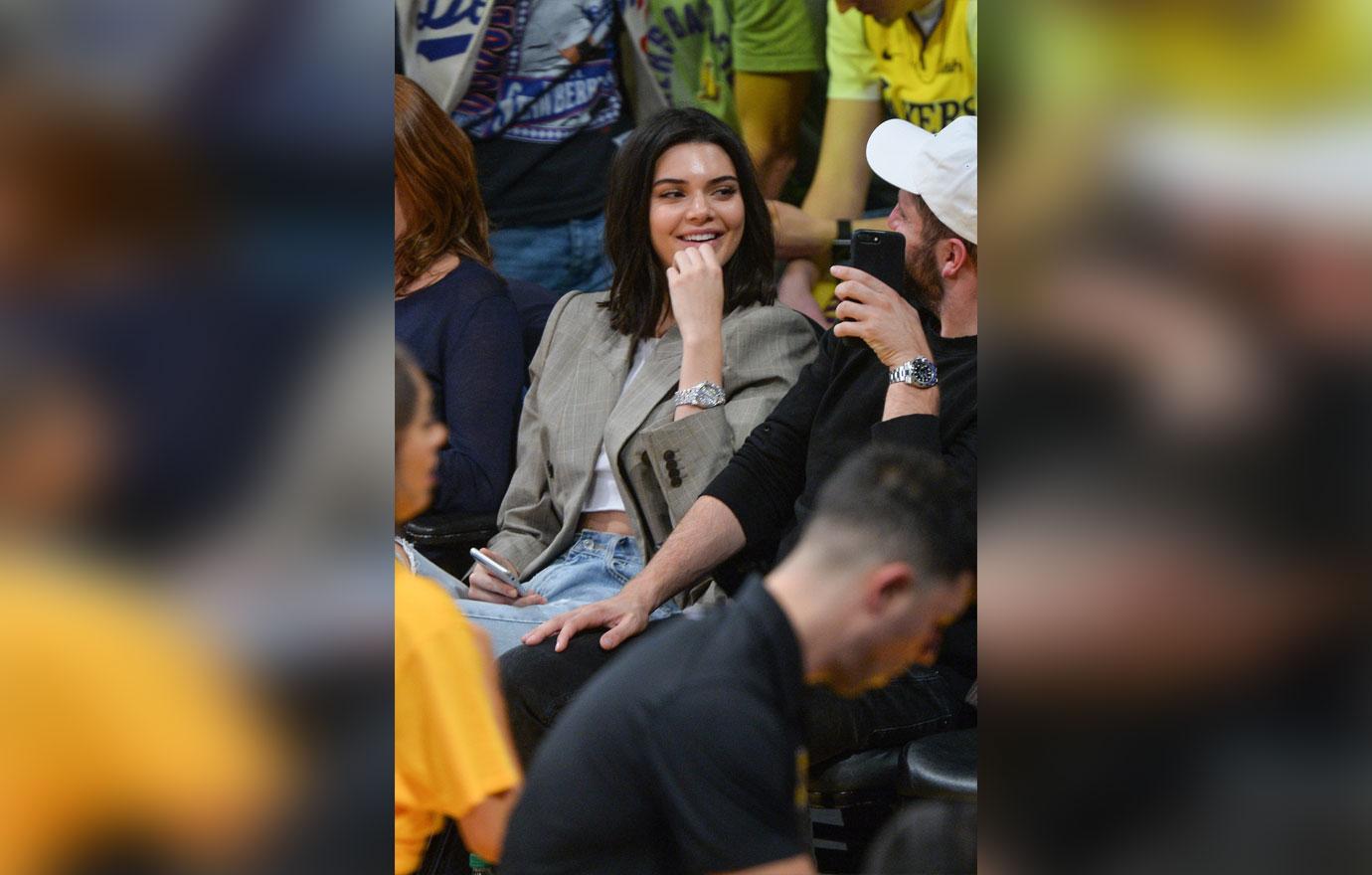 Kendall Jenner Cheers Boyfriend Blake Griffin