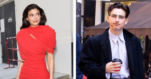 Composite photo of Kylie Jenner and Timothée Chalamet.