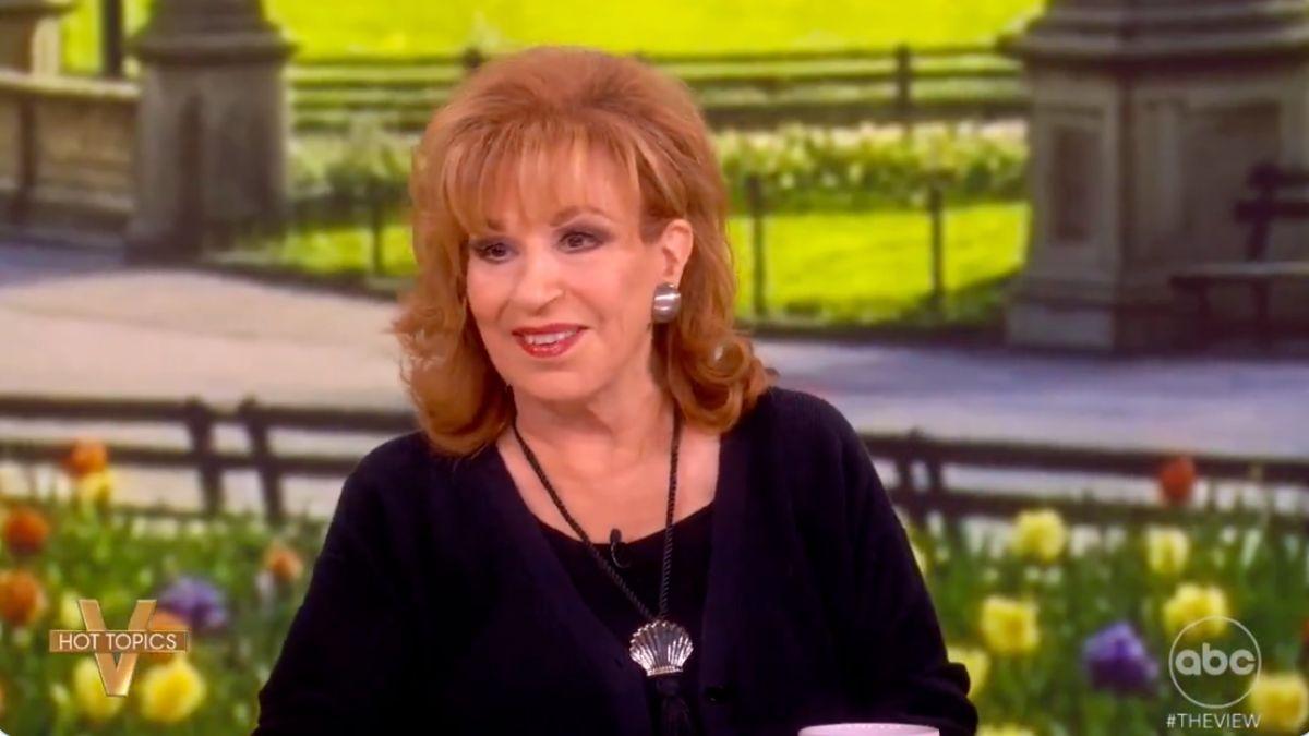 Photo of Joy Behar joked about the irony of the president's library, quipping, 'he can't read.'