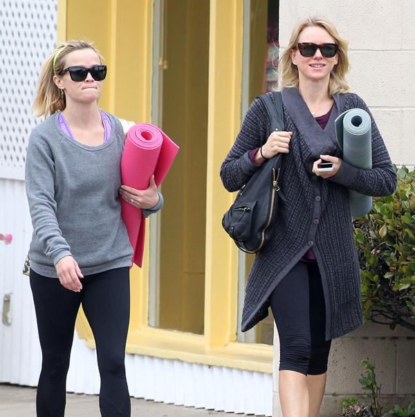 Reese witherspoon naomi watts working out