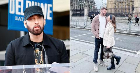 eminem daughter hailie jade dance together wedding evan mcclintock