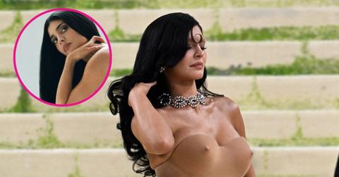 Image of Kylie Jenner went nude for her newest campaign.
