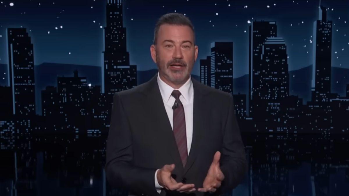 Image of Jimmy Kimmel also joked about the president’s latest medical evaluations.