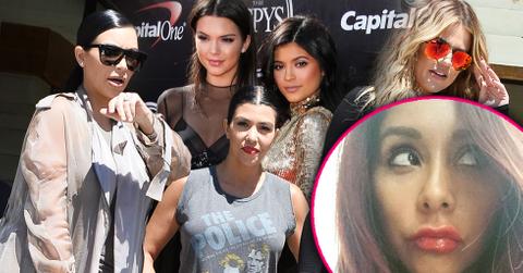 Snooki looking like kardashian