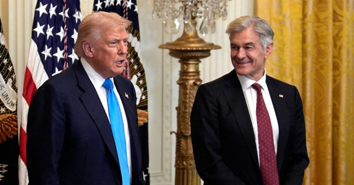 image of Donald Trump used to criticize Joe Biden for seeming to fall asleep during press conferences.