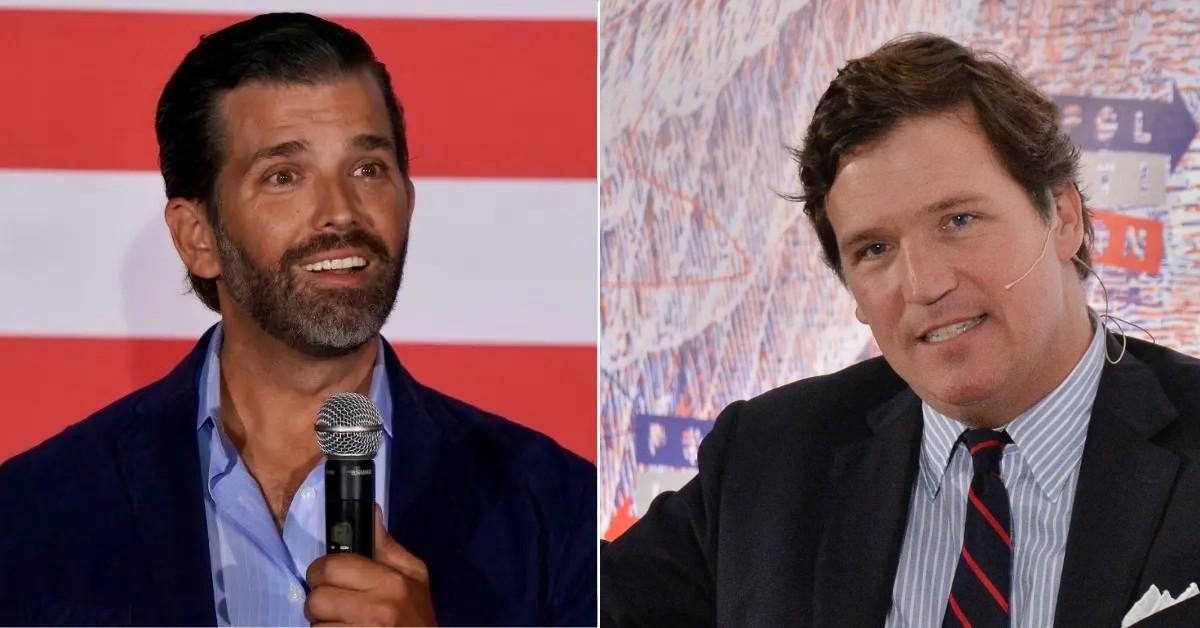 donald trump jr outraged tucker carlsons departure fox news