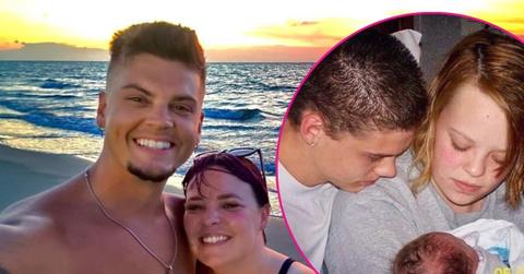 Composite photo of Tyler Baltierra, Catelynn Lowell and Carly.