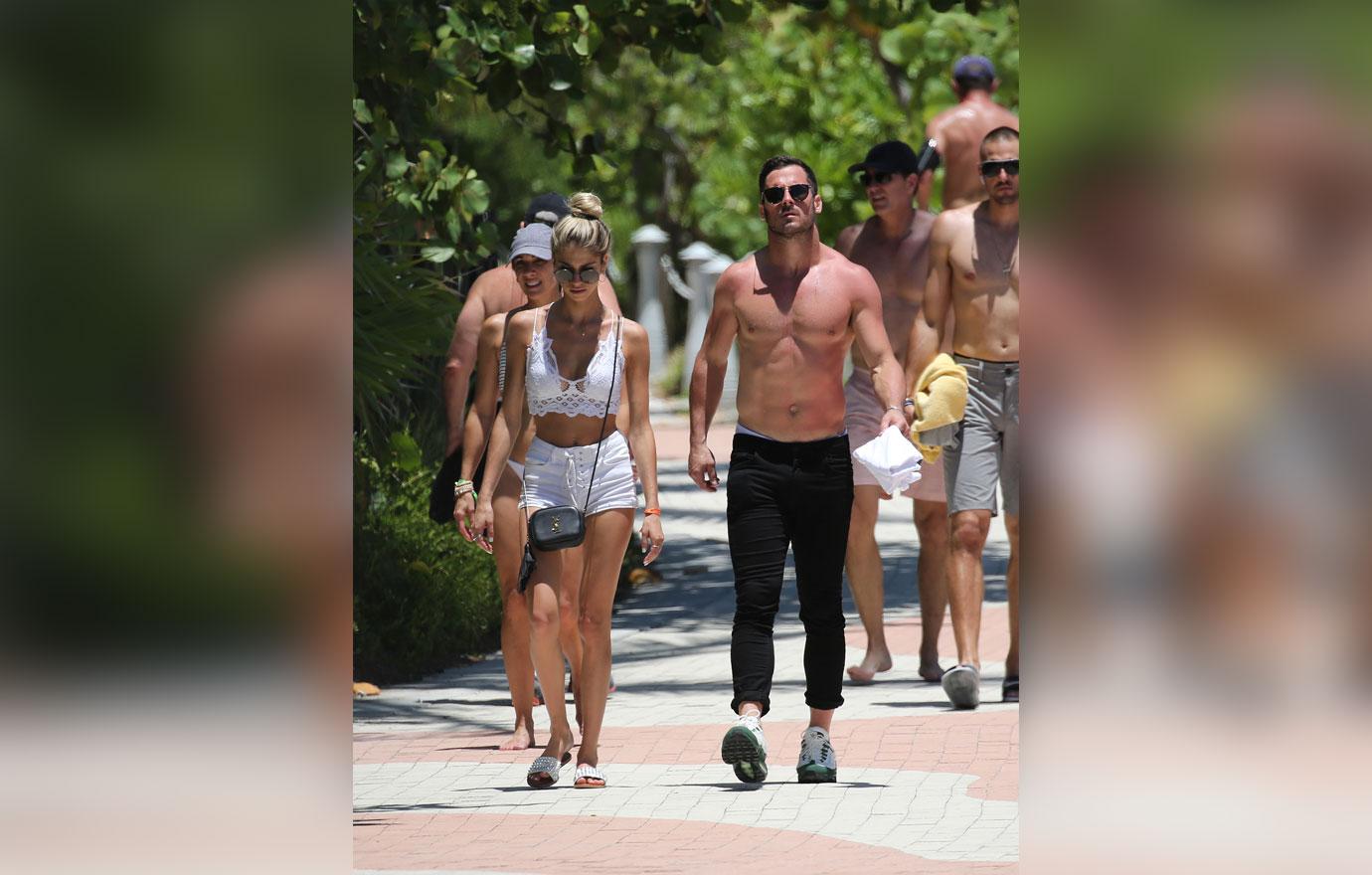 Olivia Culpo's Ex Danny Amendola Hits the Beach With a Mystery Girl