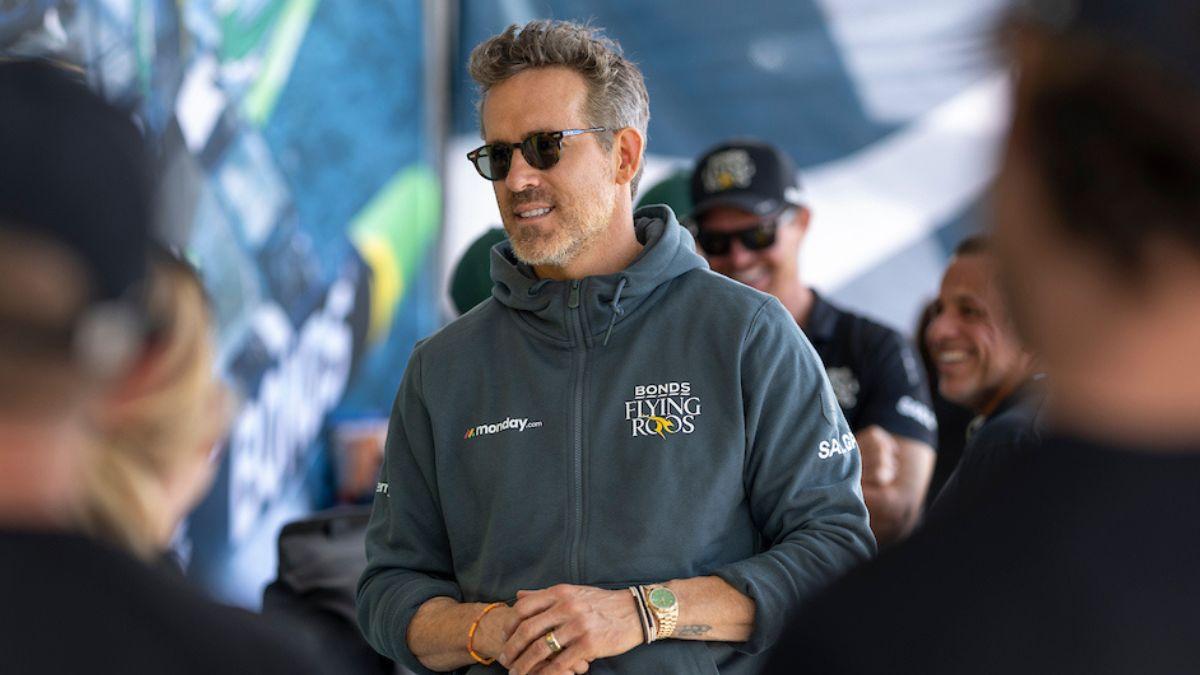 sailgp welcomed ryan reynolds for a high speed sail aboard the australian f