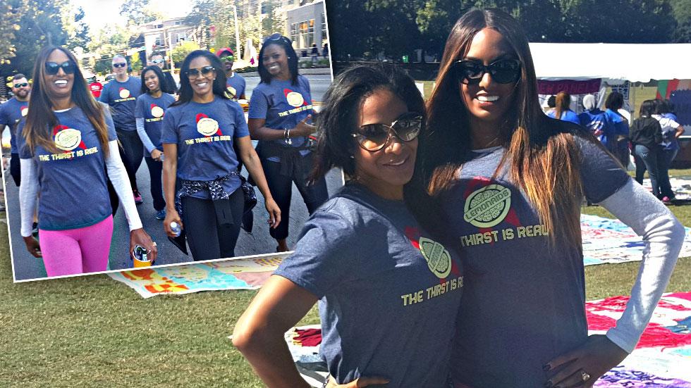 Sheree Whitfield Smiles And Happy AIDS Walk