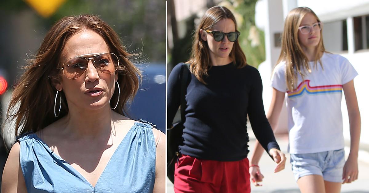 Violet Affleck Shows Love To Stepmom Jennifer Lopez