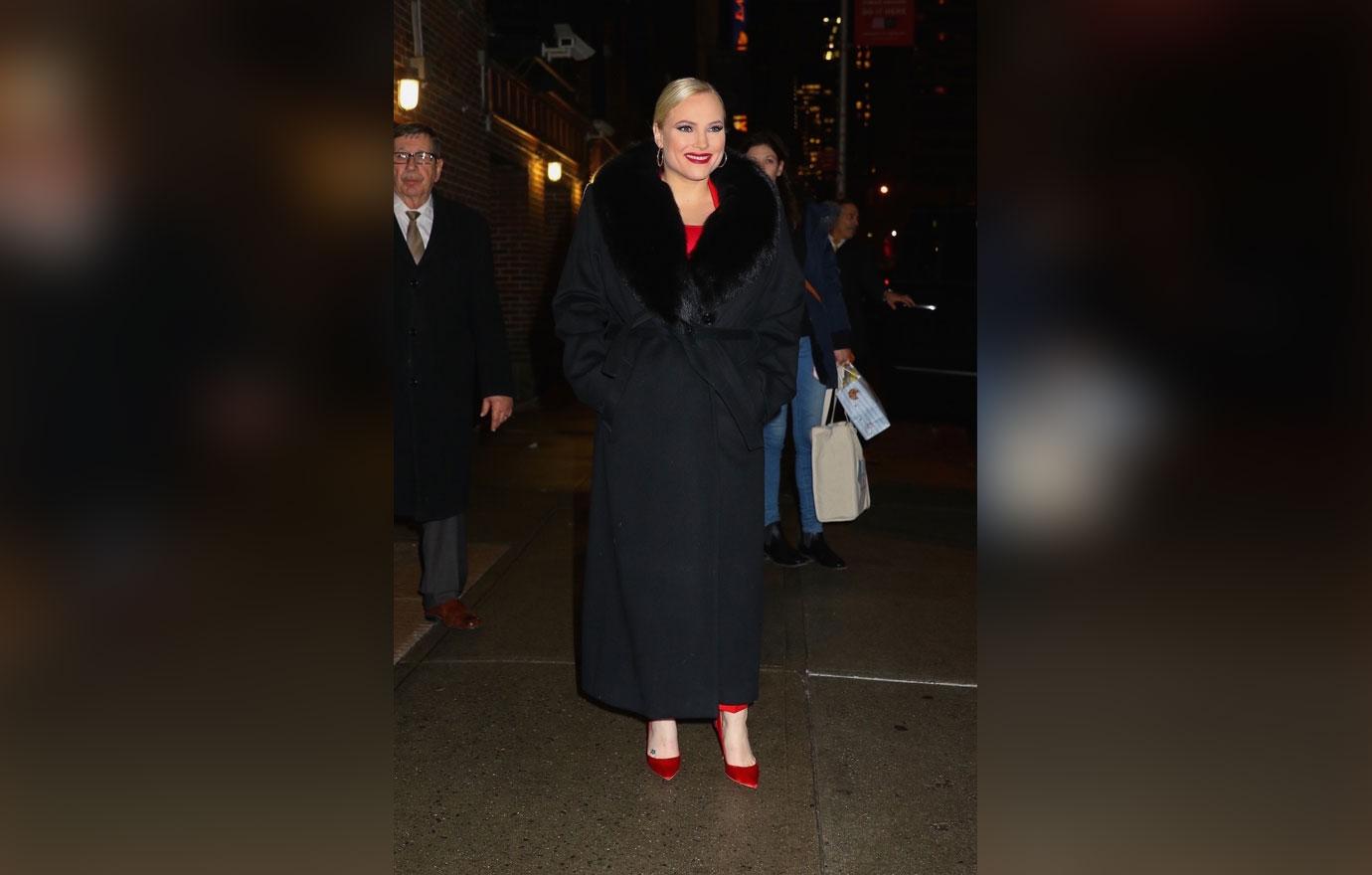 Meghan McCain leaves The Late Show with Stephen Colbert