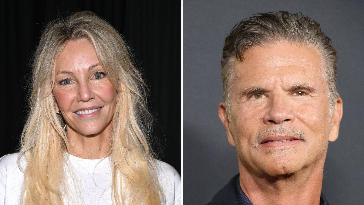 Photo of Heather Locklear and Lorenzo Lamas.