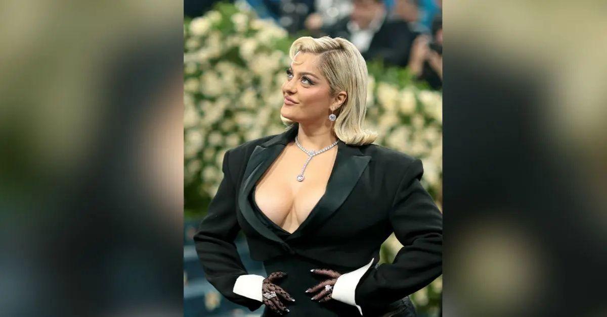 bebe rexha flaunts cleavage cheeky swimsuit croatia photos