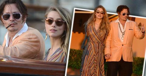 Johnny depp amber heard venice canal italy