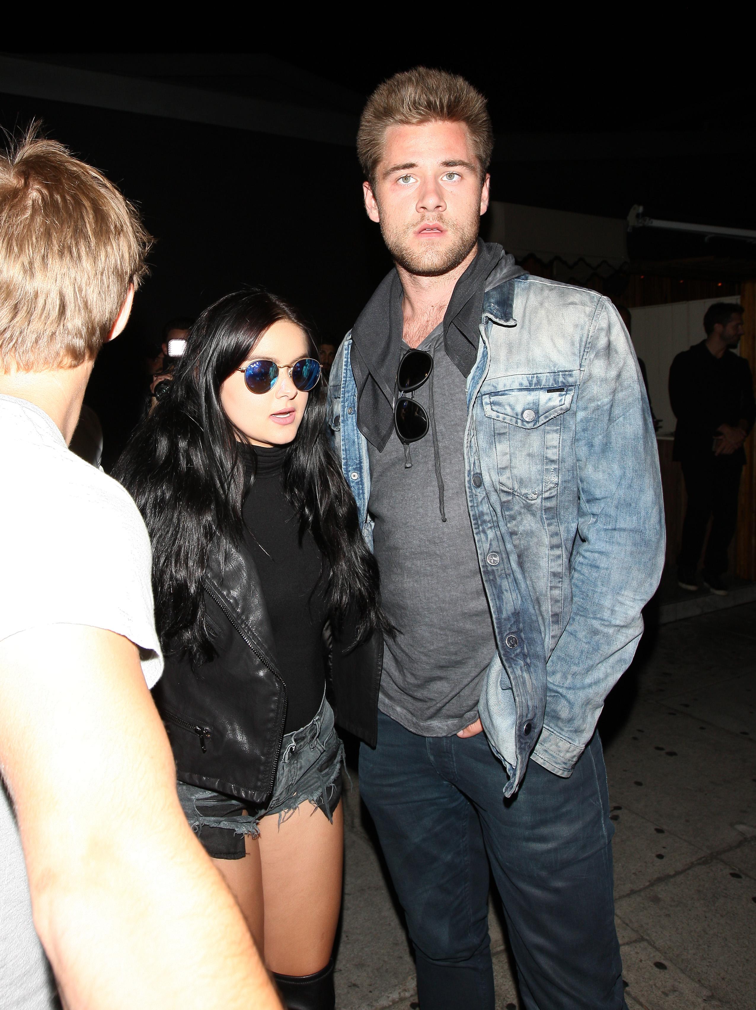 Ariel Winter leaves The Nice Guy club with friends in West Hollywood