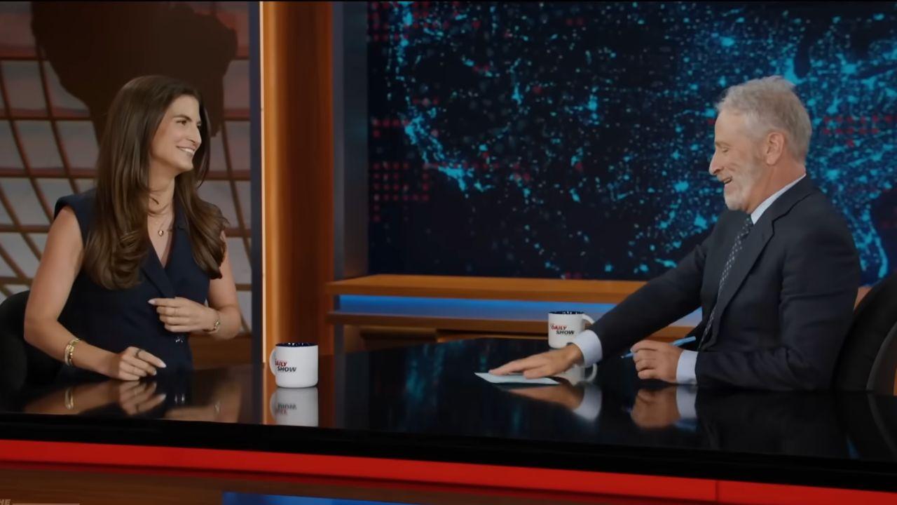 Image of Kaitlan Collins responded calmly after Donald Trump mocked her appearance.