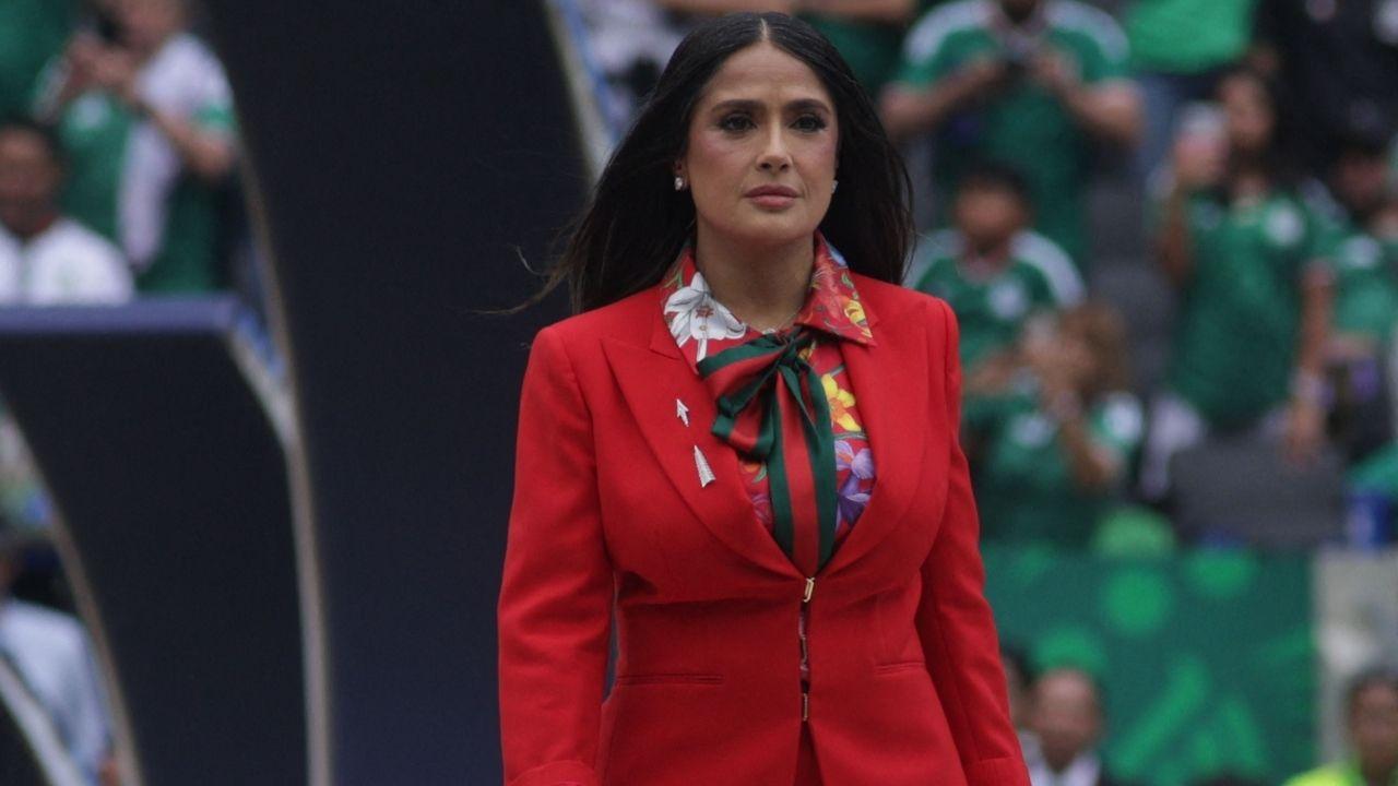 Image of Salma Hayek opened up about motherhood and her close bond with her children while balancing her career.