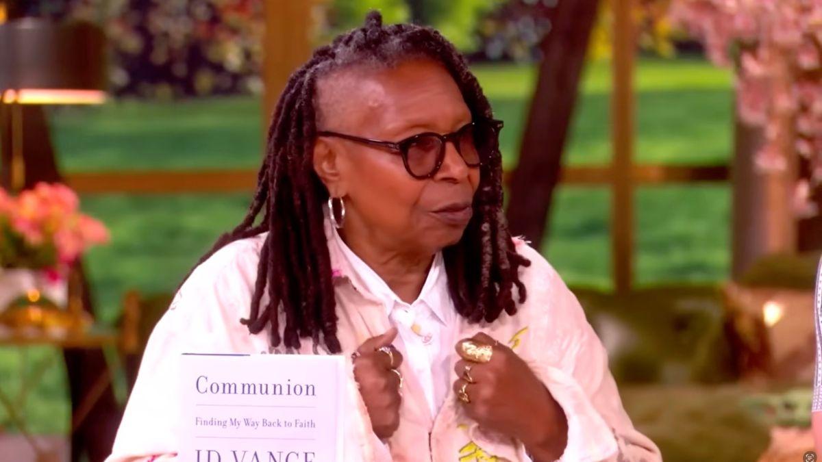 Image of Whoopi Goldberg questioned Donald Trump's administration of stigmatizing folks of color.