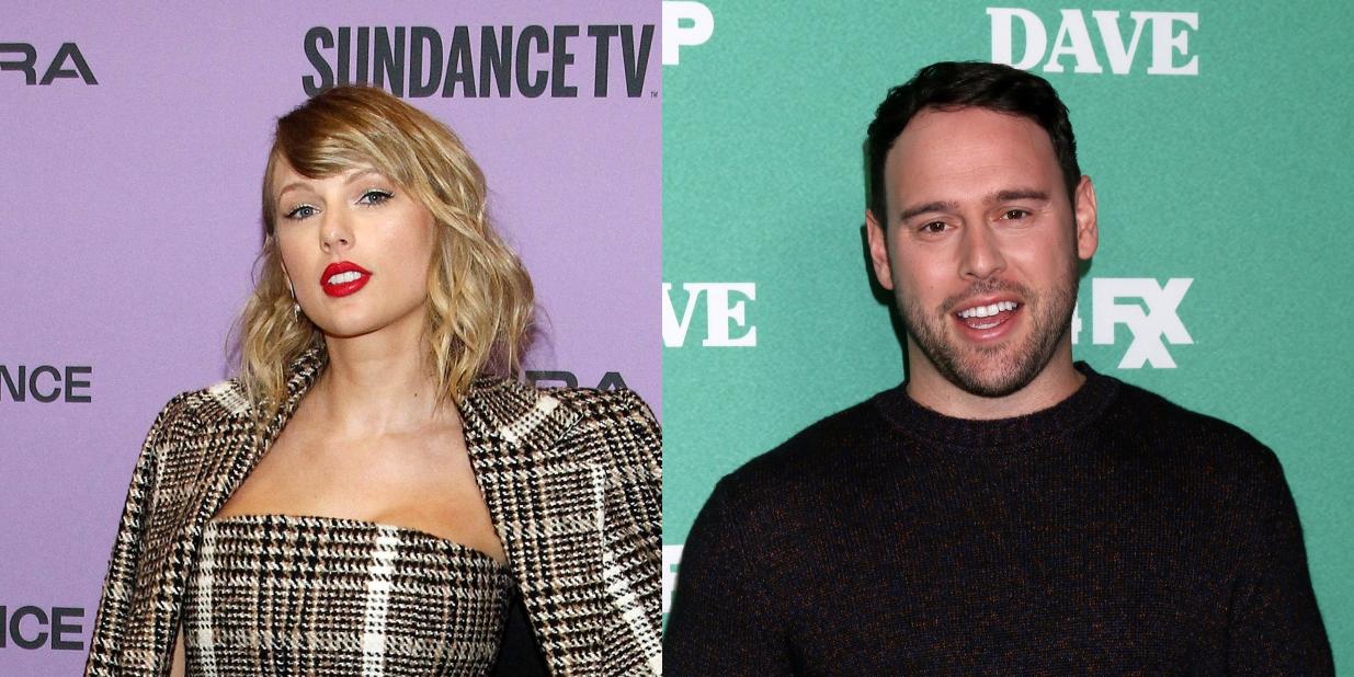 Taylor Swift and Scooter Braun