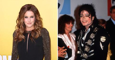Split photo of Lisa Marie Presley.