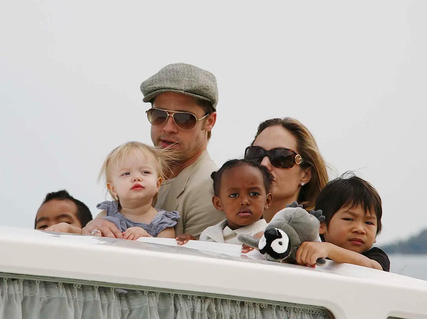 brad pitt reaction son pax fathers day post