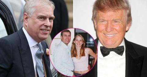 photo of Prince Andrew, Donald Trump and Virginia Giuffre