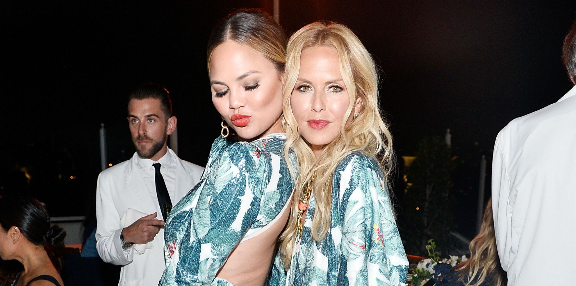 Chrissy Teigen And Rachel Zoe Wears Same  Dress Photos hero