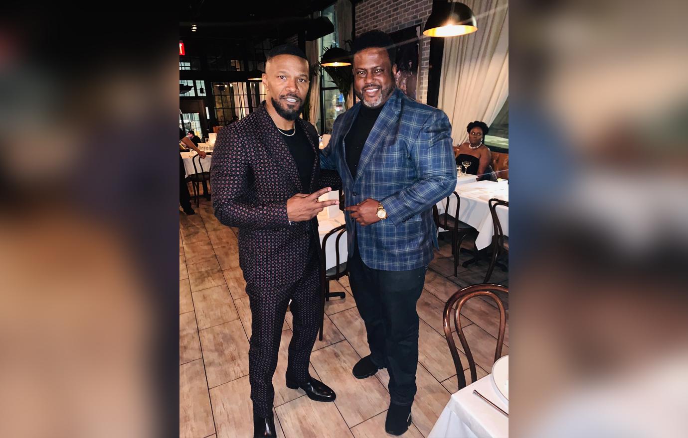 Jamie Foxx with Robert “Don Pooh” Cummins