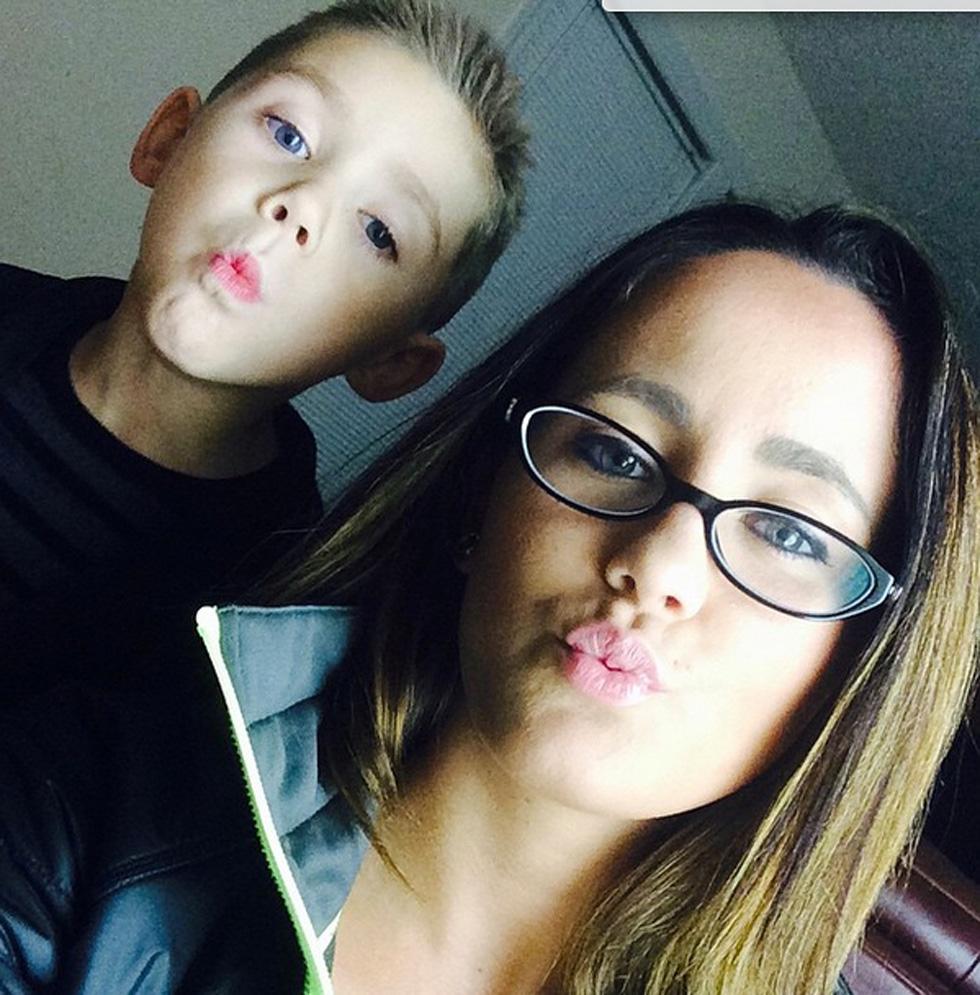 Jenelle evans jace selfie