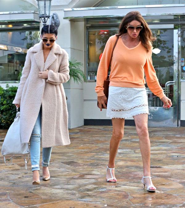 Caitlyn jenner kylie jenner dress lunch date 04