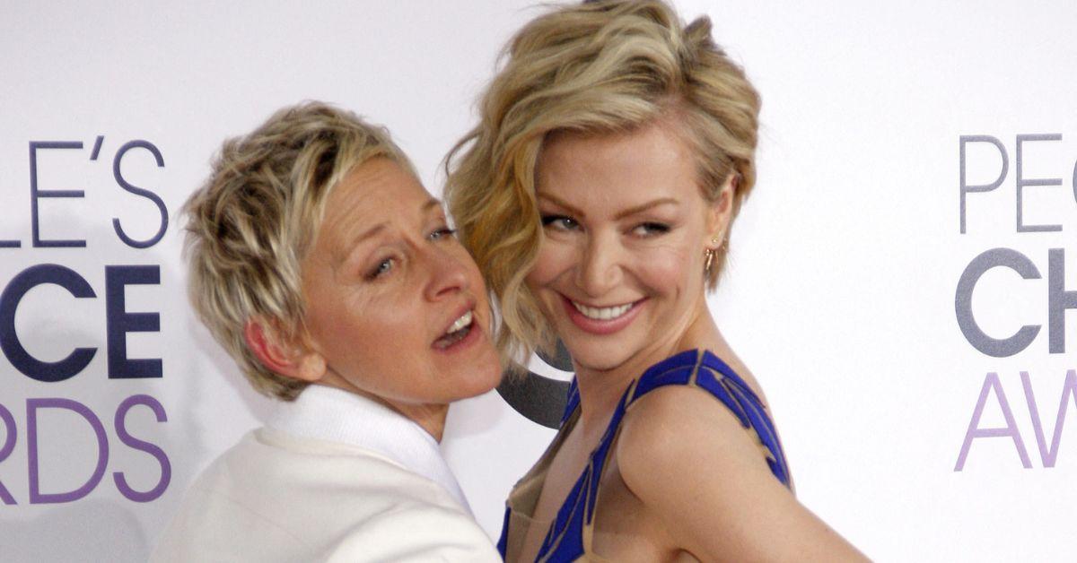 Photo of Ellen DeGeneres and Portia de Rossi