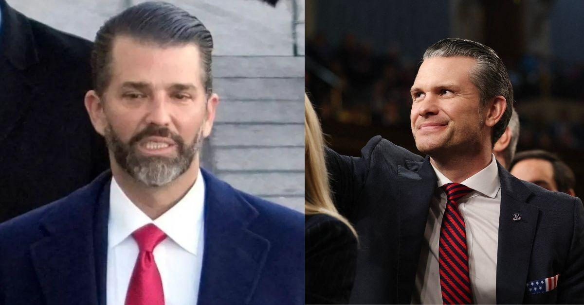 Composite Photo of JD Vance and Donald Trump Jr.