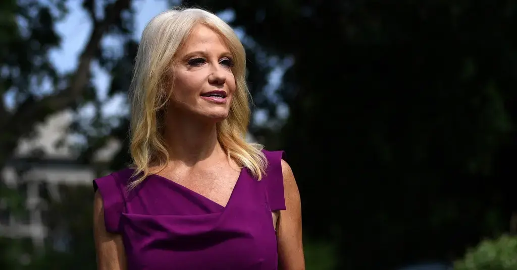 kellyanne conway vp kamala harris only talk waist down campaign trail