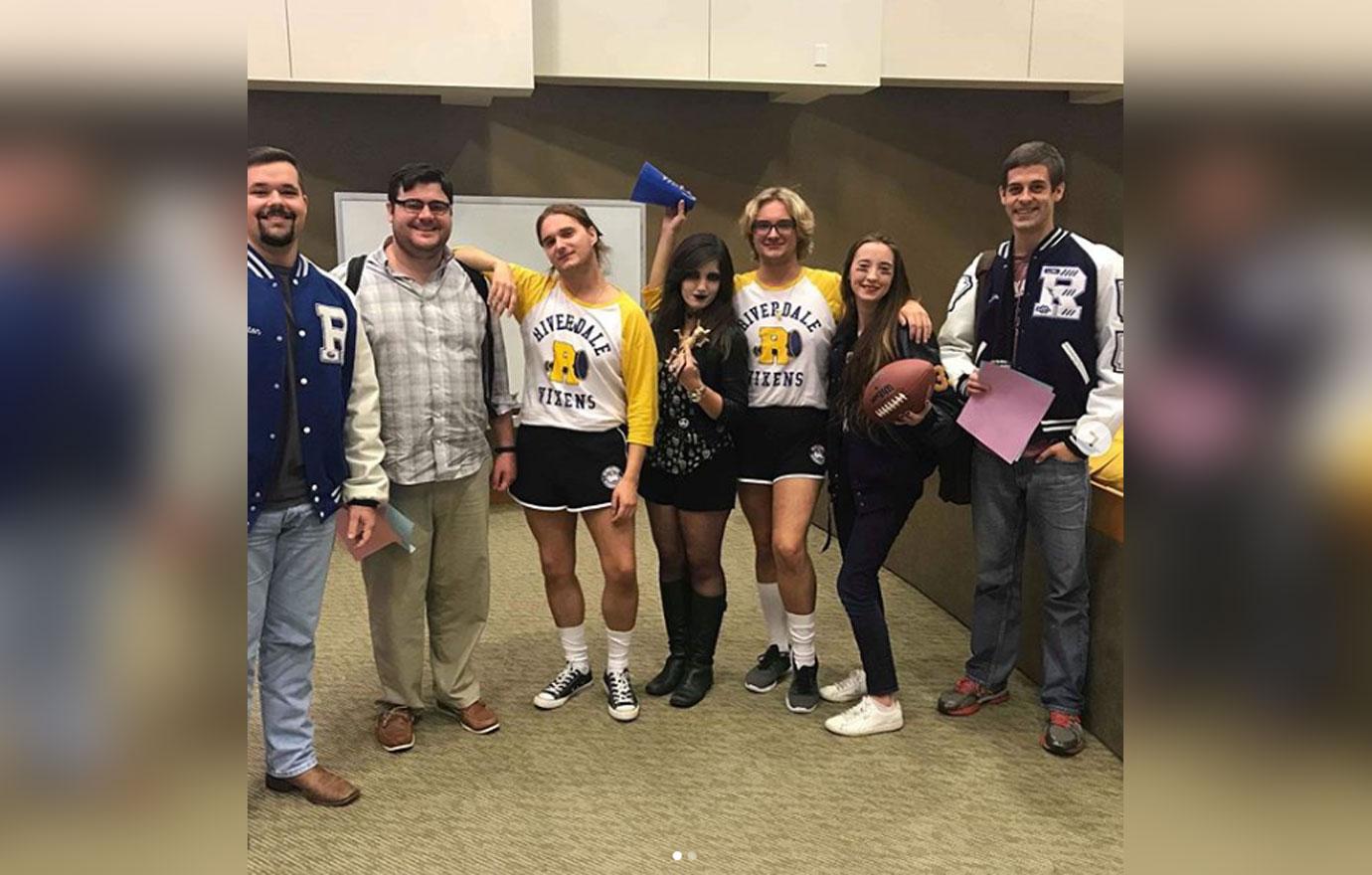 Derick dillard dresses as riverdale character law school spirit week pic 01