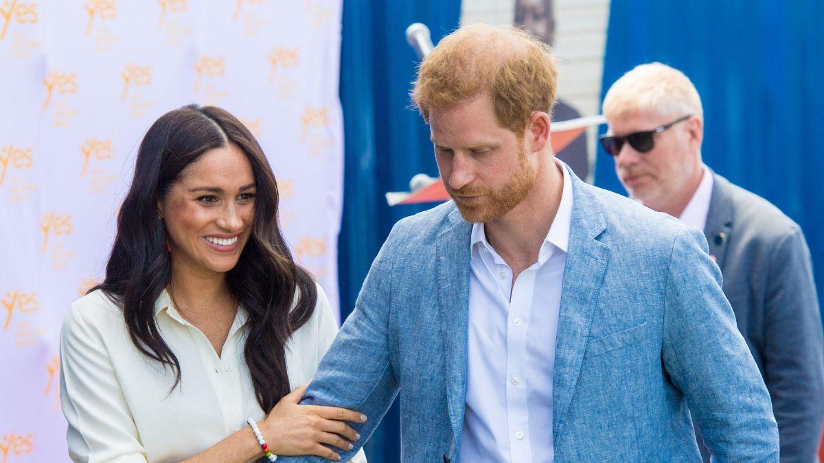 image of prince harry and meghan markle
