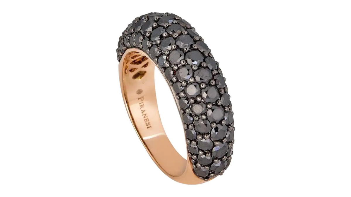 are black diamonds the next celebrity ring obsession inside piranesis rare italian made jewelry that screams luxury