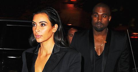 Kim Kardashian and Kanye West in NYC