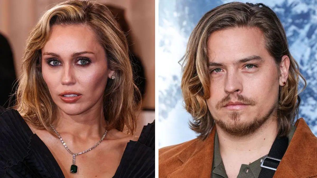 image of Miley Cyrus recently spilled that Dylan Sprouse was her boyfriend.