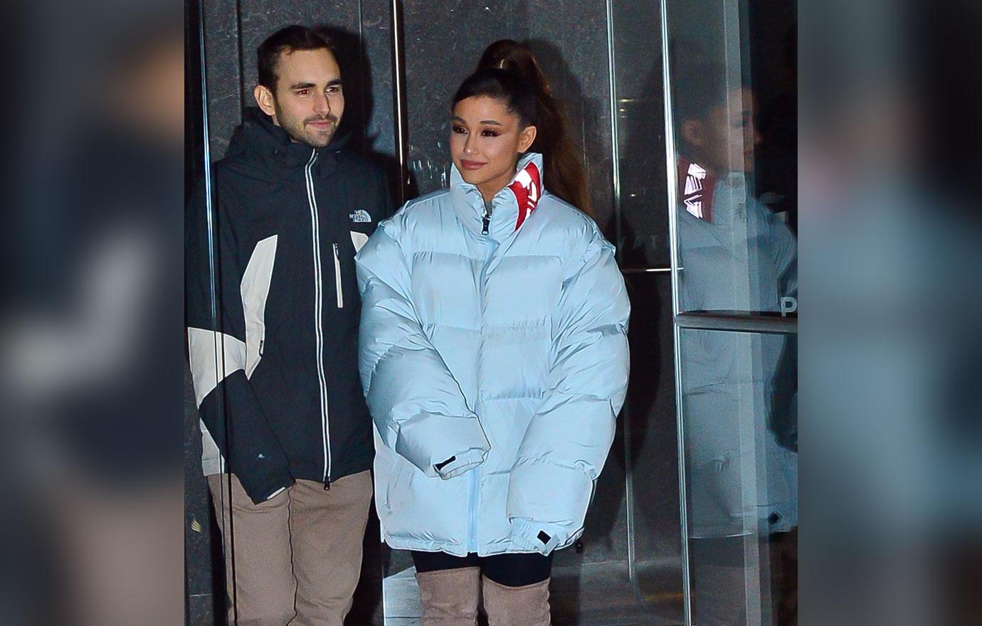 Ariana Grande spotted out with friends for dinner in New York