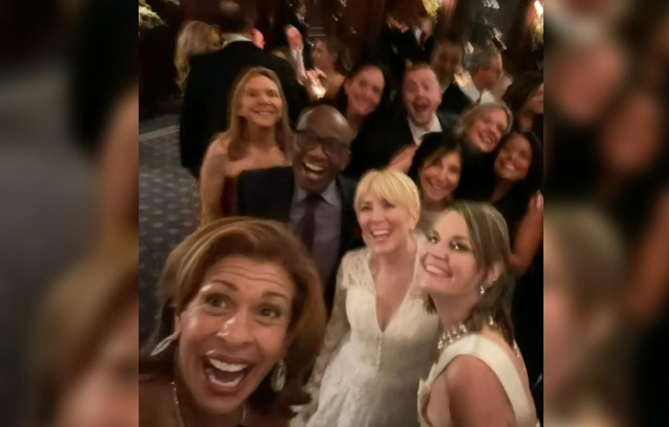 hoda kotb snubs matt lauer today show wedding photos