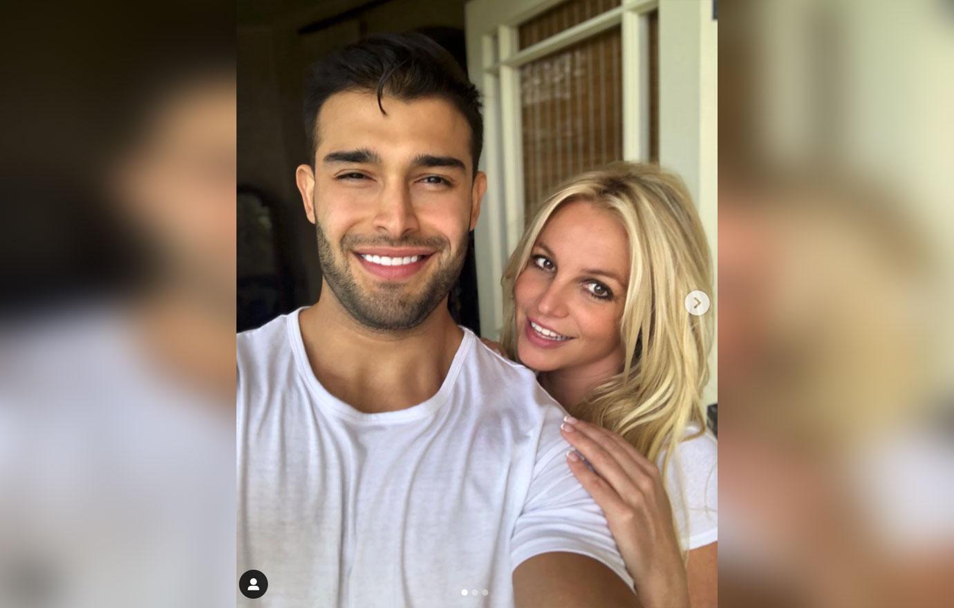 //britney spears sam asghari red carpet conservatorship drama