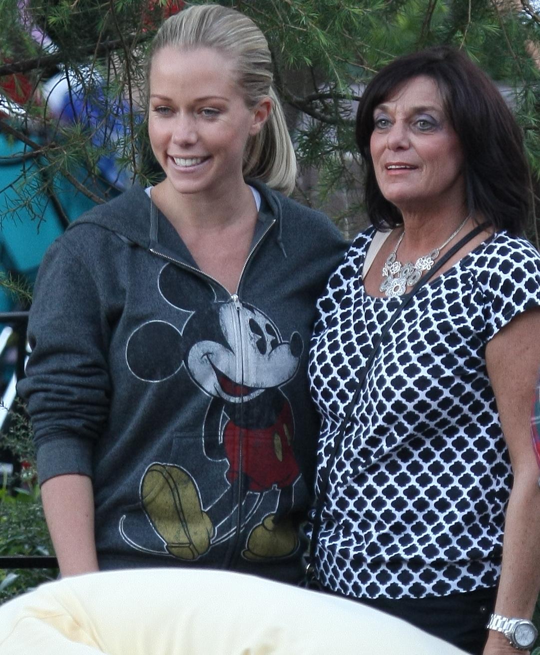 Kendra Wilkinson Baskett and husband Hank Baskett are spotted at Disneyland in Anaheim, CA