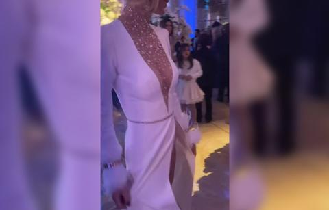 lara trump faces backlash provocative immodest new years dress