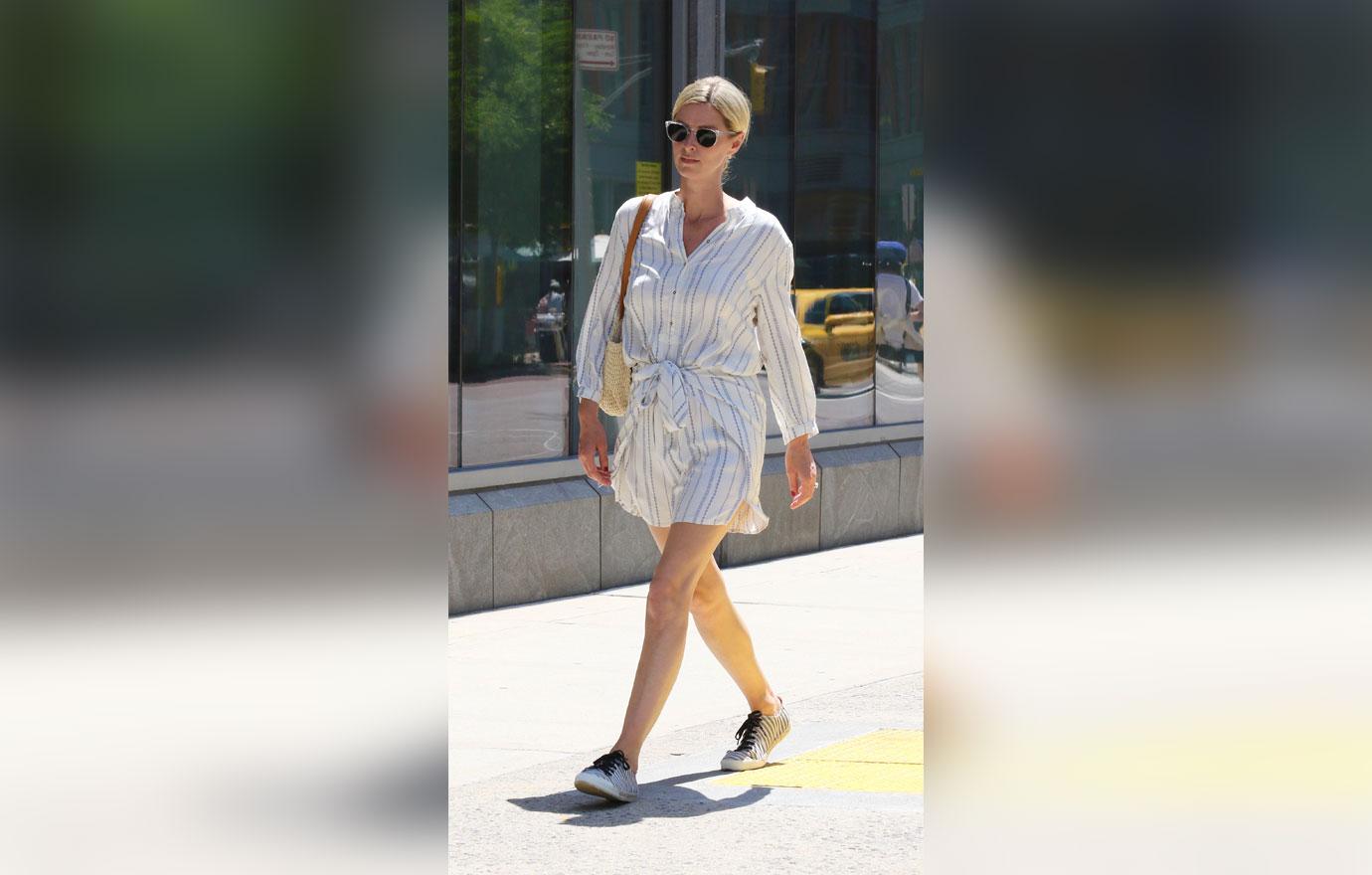 nicky hilton looks stylish while running errands in manhattan